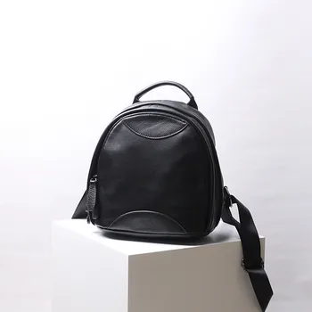 

ALAVCHNV Original Design New Ms. The first layer Leather Fashion Shoulder Bags Leather Retro Large capacity Tide bag 9306