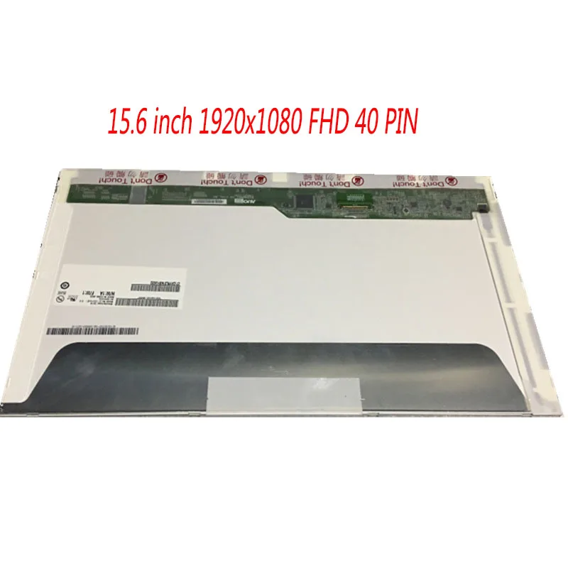 Polegadas Full hd Wuxga Tela Lcd Led para B156hw01 v0 N156hge-l11 Ltn156ht01201 40 Pinos Lp156wf1-tlc1 B156htn1.1 Ltn156ht01 15