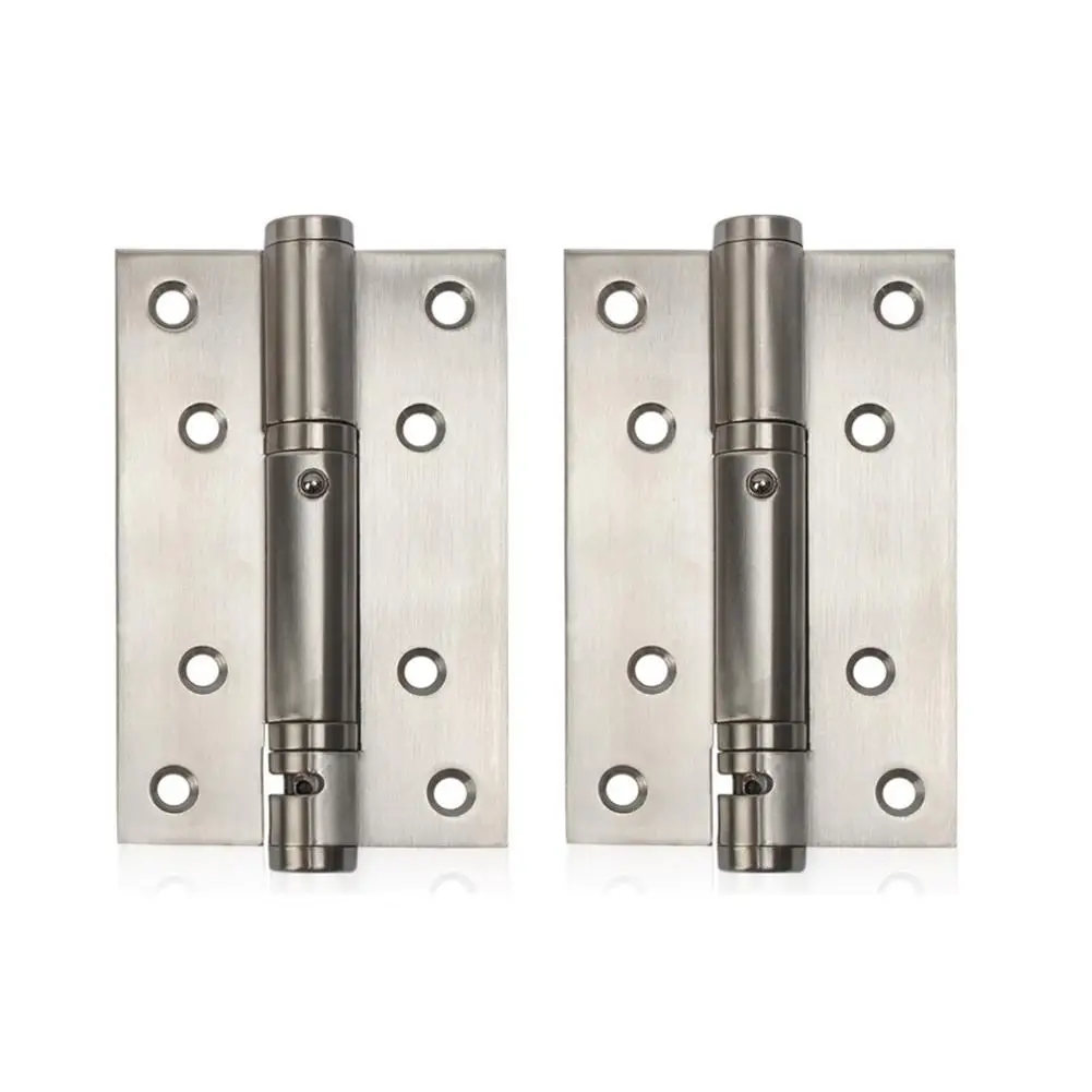 

2 PCS Hidden Door Hinge Stainless Steel Hydraulic Buffer Multi-function Damping Spring Hinge