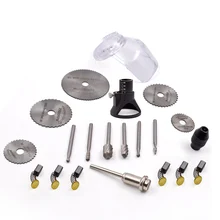 6pcsSet Mini HSS Пила Круглая пила Лезвие Вращающиеся инструменты для Dremel Metal Cutter Power Tool Дереворежущие диски Silver Black Color