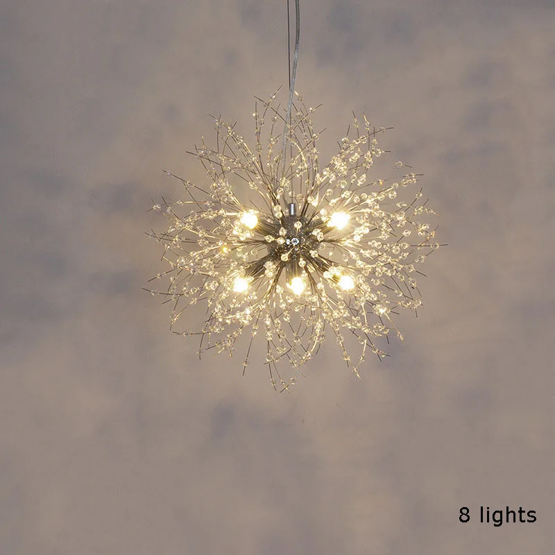 Creative Pendant Light Modrn Lamp Suspension Luminaire Lights  AC110-240v Hanging Bar Dining Restaurant Dandelion Pendant Lights(18)