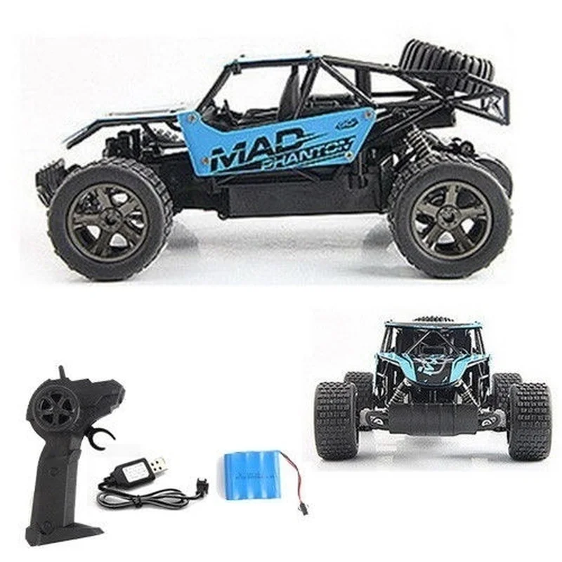 1:18 Racing RC Car RTR Remote Control Vehicles 20km/h High Speed Off-road Buggy Truck PVC Shell for Kids