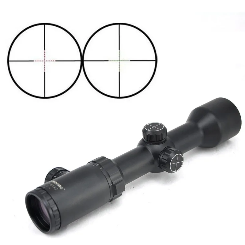 

Visionking 1.5-6x42 Compact Waterproof Rifle Scope 30mm Tube Outdoor Hunting Optical Sights Suit For Airsoft .223
