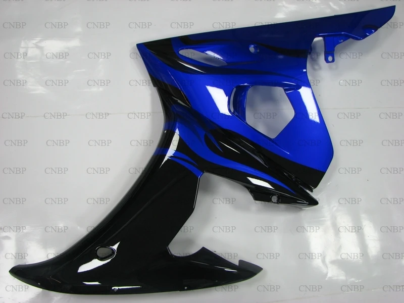 YZFR6 2003 2005 обтекатель для YAMAHA 03 05 полный корпус наборы YZF R6 04 Синий Черный пластик