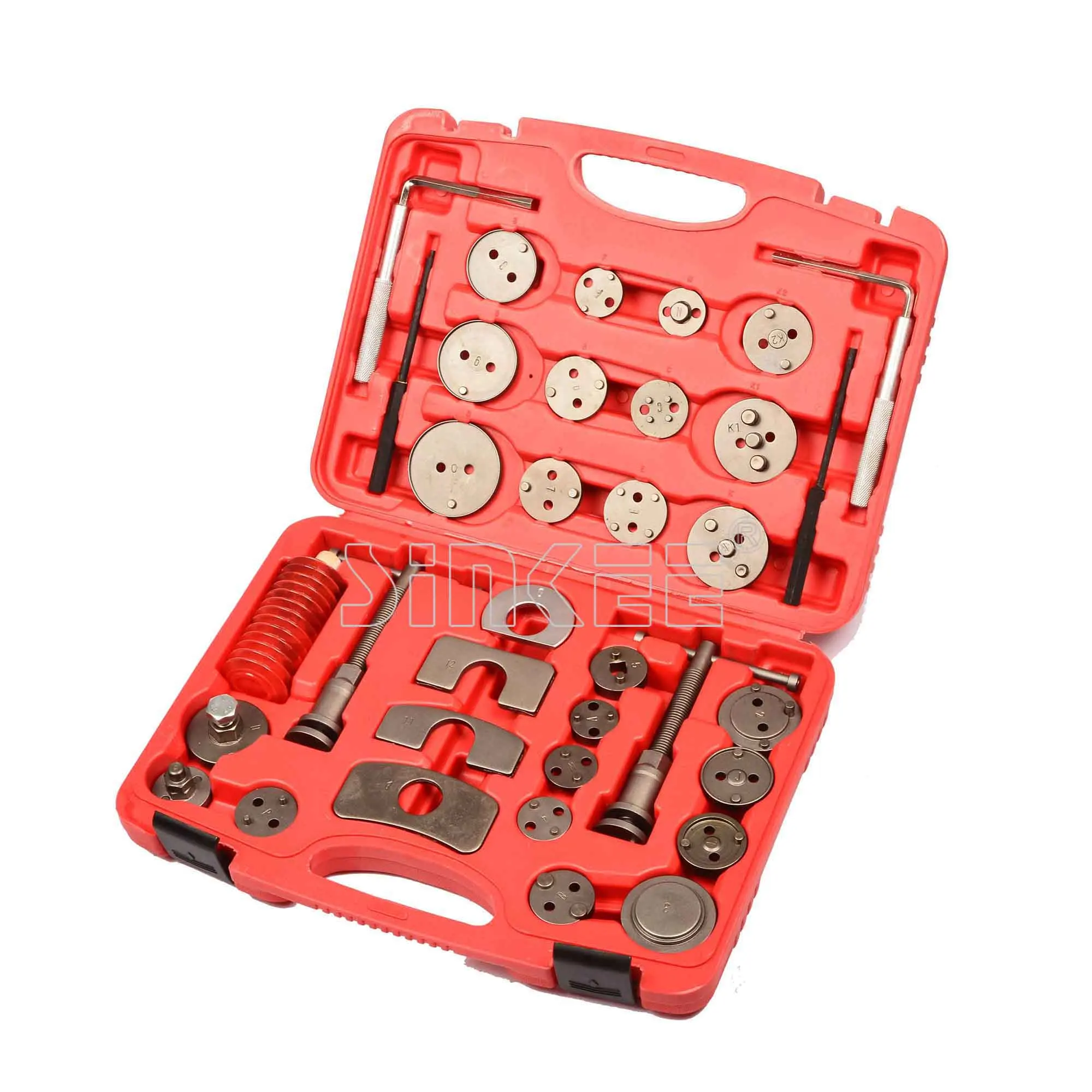 35pcs Universal Disc Brake Caliper Piston Wind Back Pad Compressor Tool Kit Set for Brake Pad