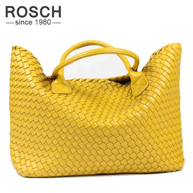 2016 NEW Fashion Famous Brand PU Leather Woven Shoulder Bags For Office Hand Bag Women High