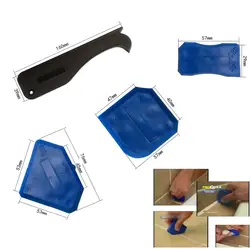 4 шт. синий Ручные инструменты Шпаклевка Tool Kit finish герметик силиконовые раствором для удаления Скребки Запчасти для инструментов
