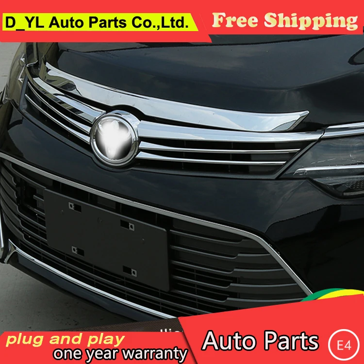 For Camry trim D_YL For Toyota Camry Grille chrome trim car styling