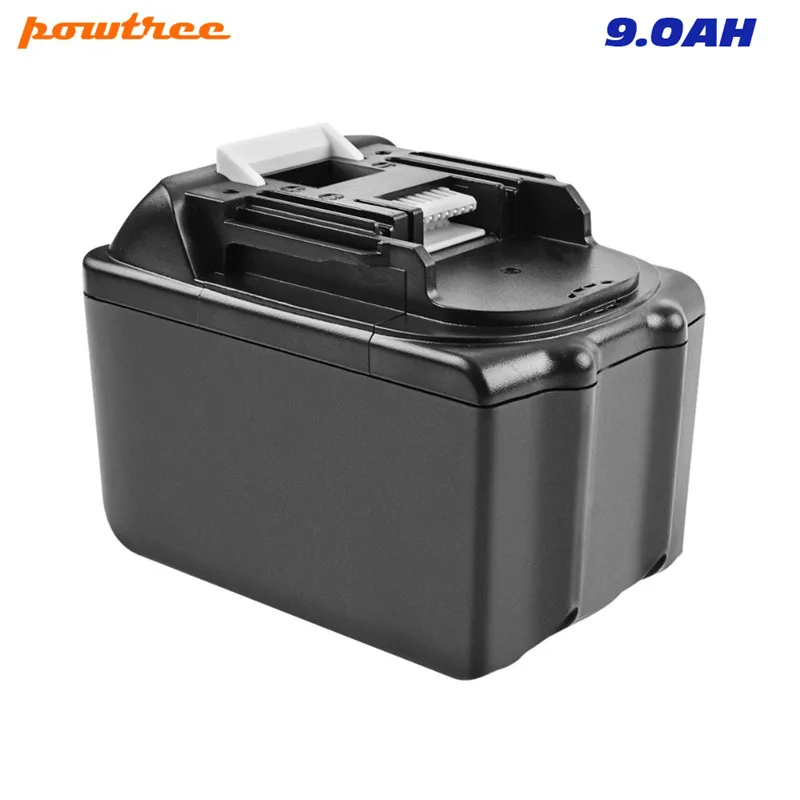 Мощный литиевый аккумулятор Powtree 18 в 9000 мАч для Makita BL1830 LXT400 BL1815 BL1840 BL1850 BL1860 |