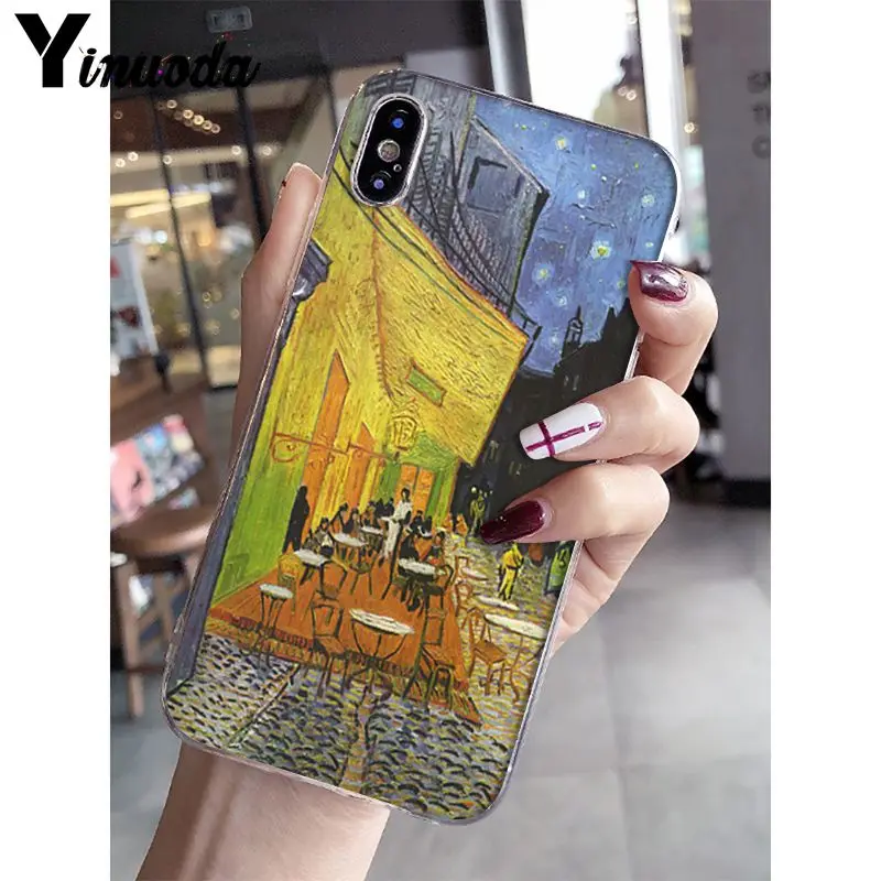A13 Yinuoda Ван Гог Картина маслом Мон картина маслом мягкий чехол для телефона iPhone X XS MAX 6 6s 7 7plus 8 8Plus 5 5S SE XR 10 - Цвет: A13