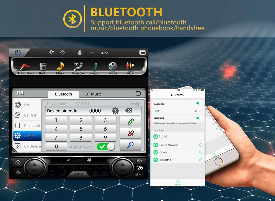 Sale KiriNavi 17" Touch Display Android For FORD expedition Car Radio MP5 Audio GPS Navigation Monitor Multimedia Play 4