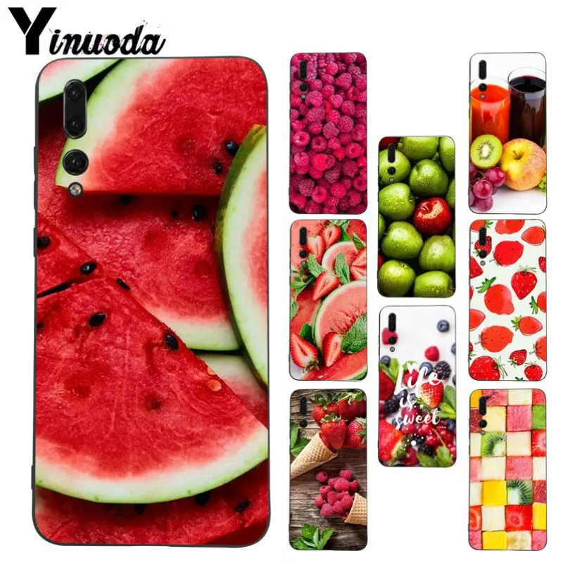Printing Drawing Fruit Strawberry Watermelon phone case for Huawei P20pro mate10 p10plus honor 20 8x 7A nova3i mate20lite funda | Мобильные