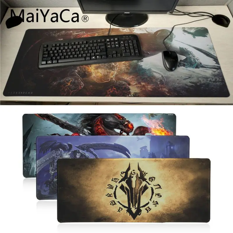 

MaiYaCa Top Quality Darksiders gamer play mats Mousepad Large Gaming Mouse Pad Lockedge Mouse Mat Keyboard Pad for Dota2 CS lol
