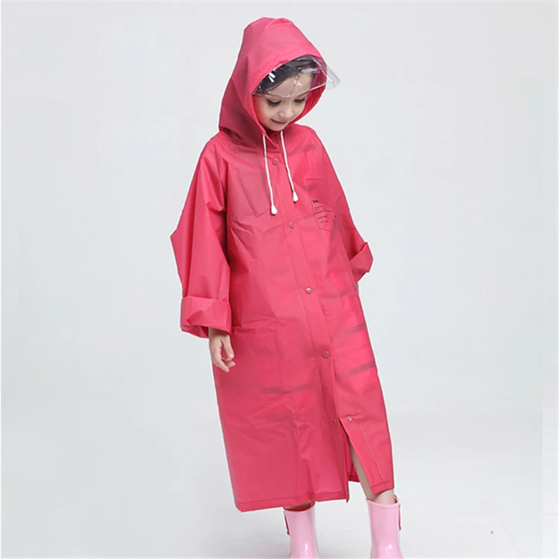 Kids Raincoat Waterproof Poncho Outdoor Rainwear Capa De Pluie Travel