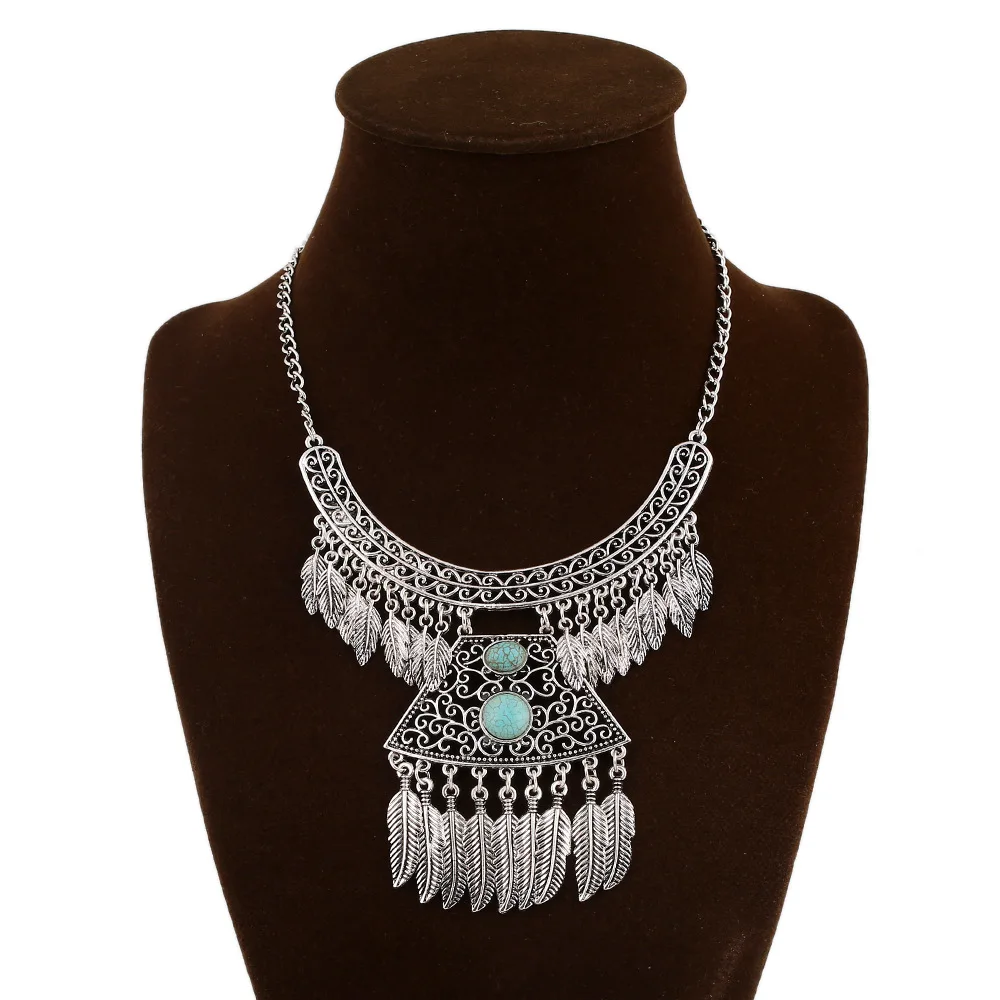 Новинка старинные Boho кристалл воротник заявление ожерелья и подвески бижутерии