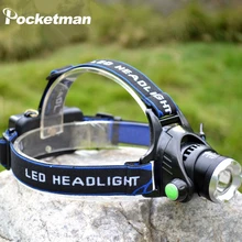 США ЕС горячий HP79 головной светильник XM-L T6 led 3000лм перезаряжаемые фары головной светильник s лампа светильник s