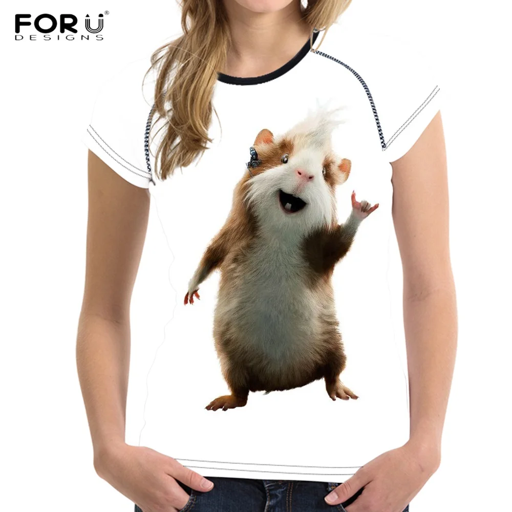 T-Shirt 3D Printed Eye Make Up with Butterfly Casual Tees