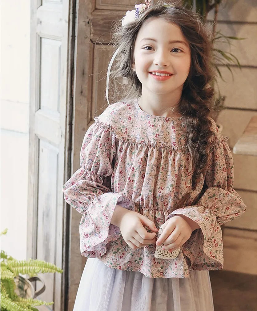 floral printed cotton long sleeve girls blouses autumn 2017 children tops clothing little big girls kids school shirts clothes   4 5 6 7 8 9 10 11 12 13 14  years old little big teenage girls  long sleeve girls blouses baby girl clothes (4)