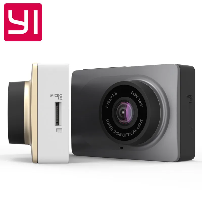 100% Original Xiaomi YI Smart Car DVRs camera Wifi wireless Xiaoyi ADAS dvr Camera Dash Cam 1080P 2.7 inch for Android & iOS