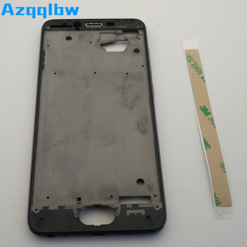 Azqqlbw для MEIZU U10 переднее стекло средняя рамка пластина + адгезивная лента запасные
