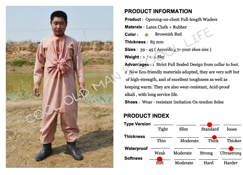 Full-body Fishing Waders 11