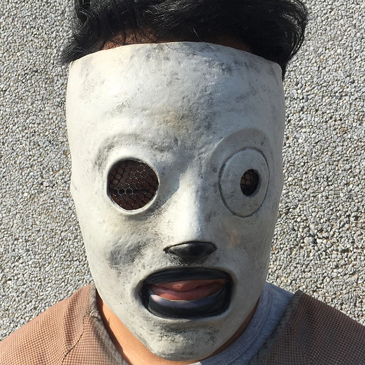 Slipknot маска Кори Тейлор Косплей латексные маски певица ужас костюм реквизит маска вечерние аксессуары для Хэллоуина