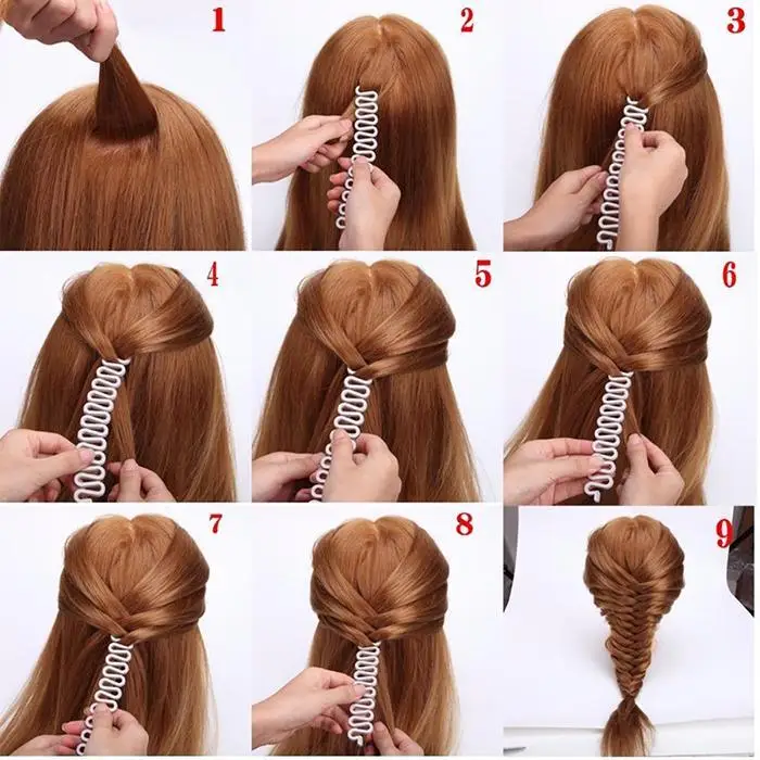 Easy Casual Hair Women Geometric Tool Hairstyle use Twist and Accessories Hair DIY Hairpin to comfortable Headwear