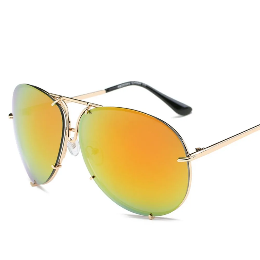Новые модные солнцезащитные очки для женщин, роскошные негабаритные солнцезащитные очки для женщин, крутые зеркальные UV400, женские очки, оттенки для женщин#240815