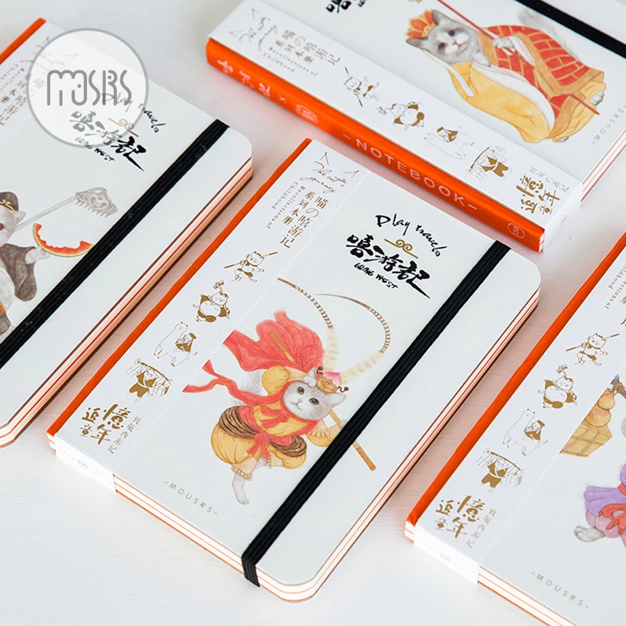 New Cute Sketchbook Watercolor Painting Notebook School Diary 96 Sheets Sketch book for drawing Office school supplies Gift