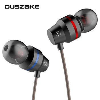

DUSZAKE In-Ear Phone Earphones Headphones With Microphone For Xiaomi Phone Earphones Headphones Wired Earphone for Phone Sport