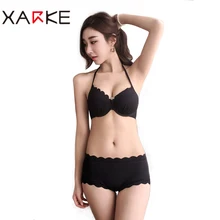 XARKE Women bikini backless sexy bikini set push up bra bikini red swimsuit long sleeves off shoulder swimwear low waist biquini XARKE Women bikini backless sexy bikini set push up bra bikini red swimsuit long sleeves off shoulder swimwear low waist biquini