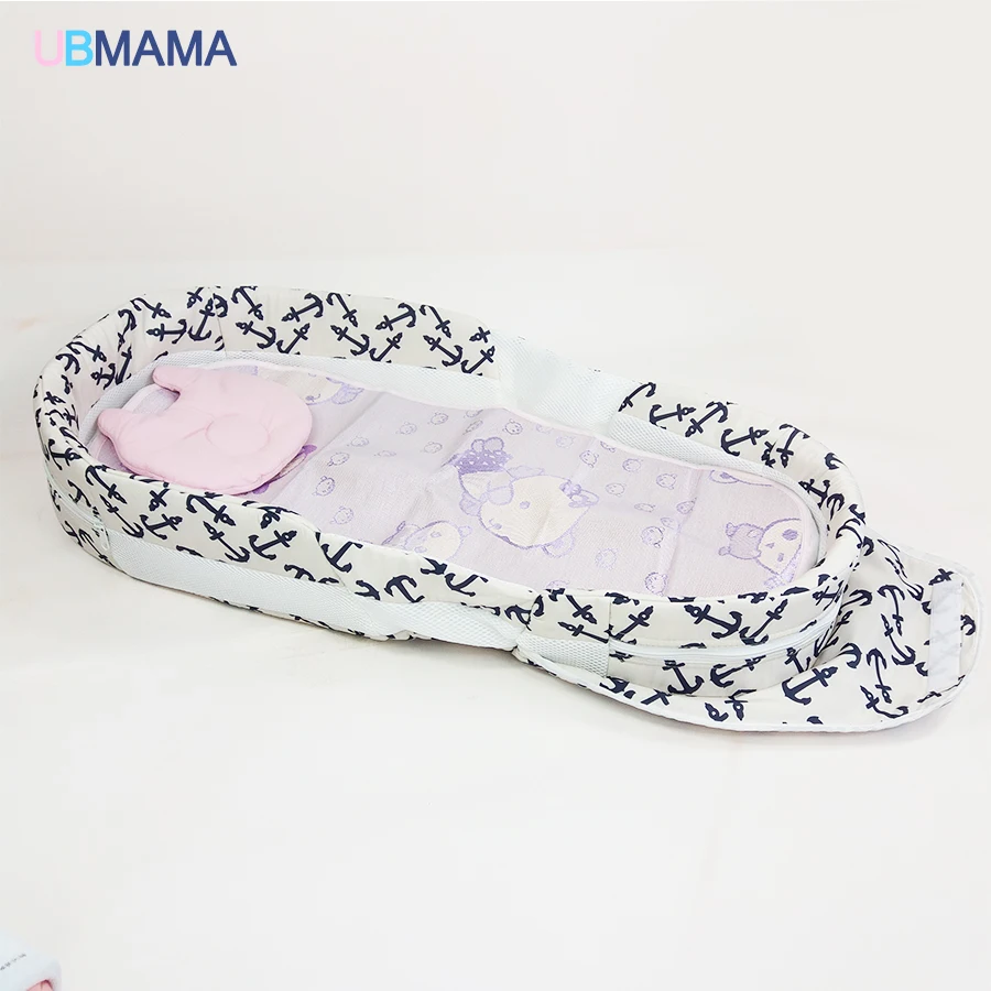 Produto do Bebê Berço do Bebê Bolsa do Bebê Recém-nascido Cama Dobrável Espessamento Portátil Berço Viagem Mod. 261773 24 Mamãe e Bebê