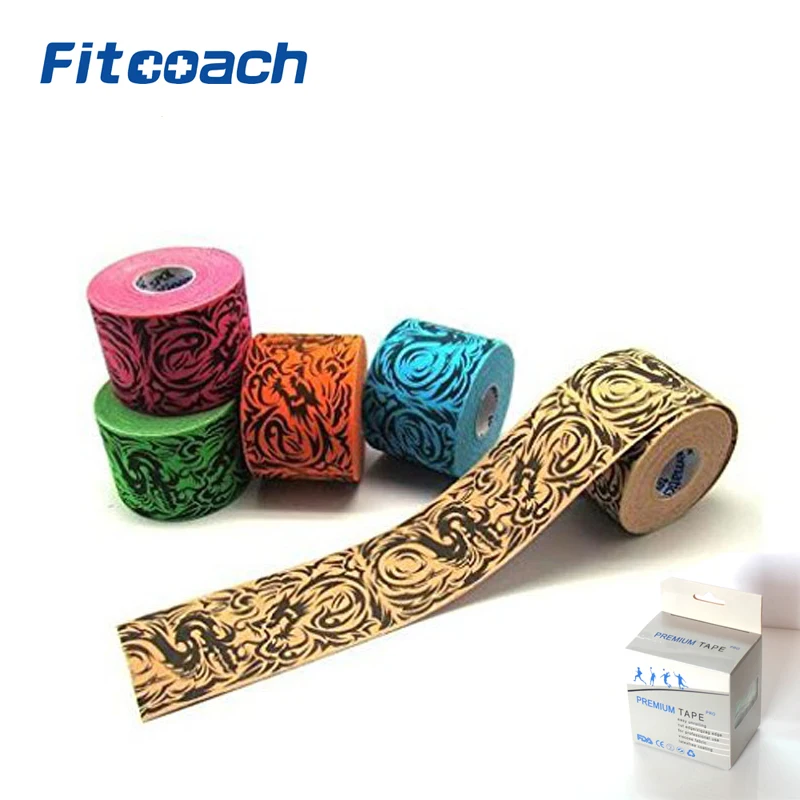 

5.0cm*5m Kinematics Tex - Elastic Kinesiology Tape for Support & Healing - Cotton, Polyurethane, Acrylic Adhesive