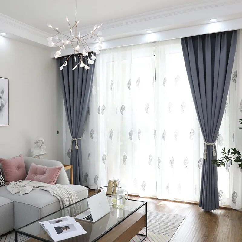 Modern minimalist cotton linen material dyed solid color ... on {keyword}