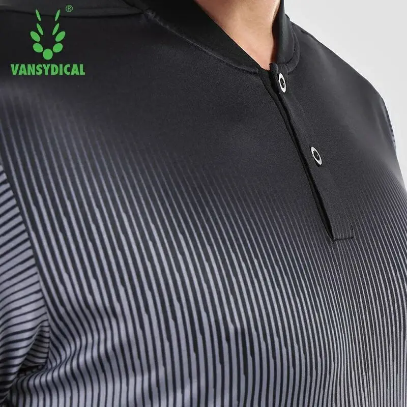 Vansydical الرياضة بولو شيرت القمم قمصان رجالية قصيرة الأكمام الغولف سريعة الجافة في تجريب تنس اللياقة الرياضية قمم