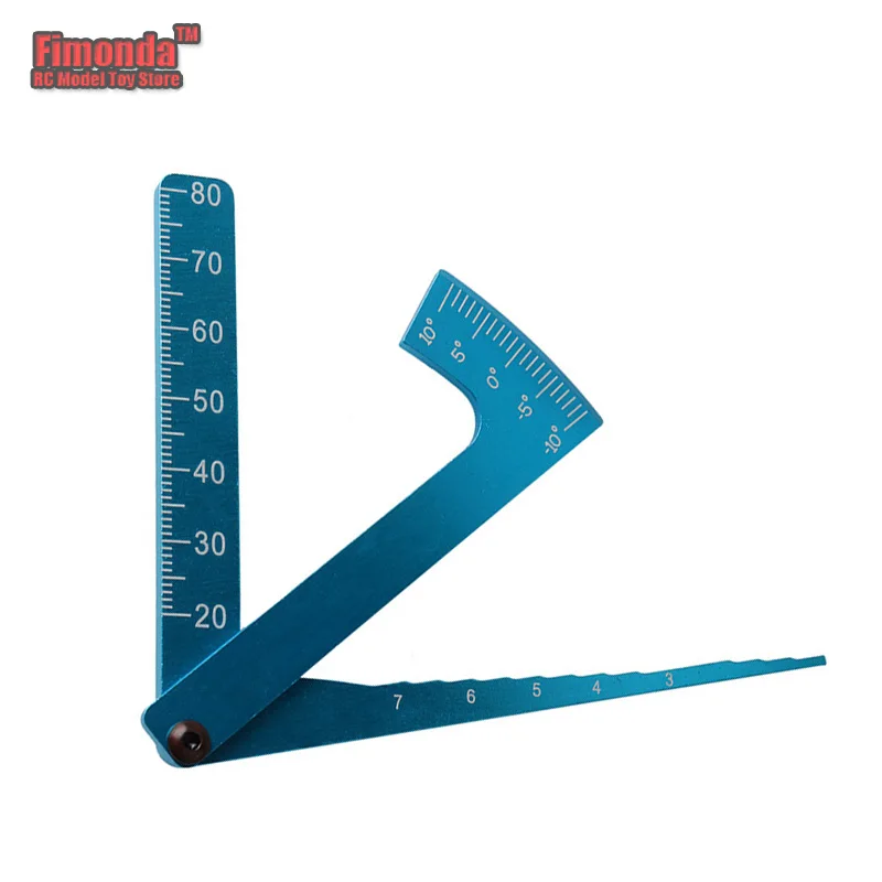 

Fimonda Adjustable Ruler RC Car Wheel Rim Camber Height Tires Angle Balance Ruler for Tamiya Traxxas HSP Kyosho Shunting Tools