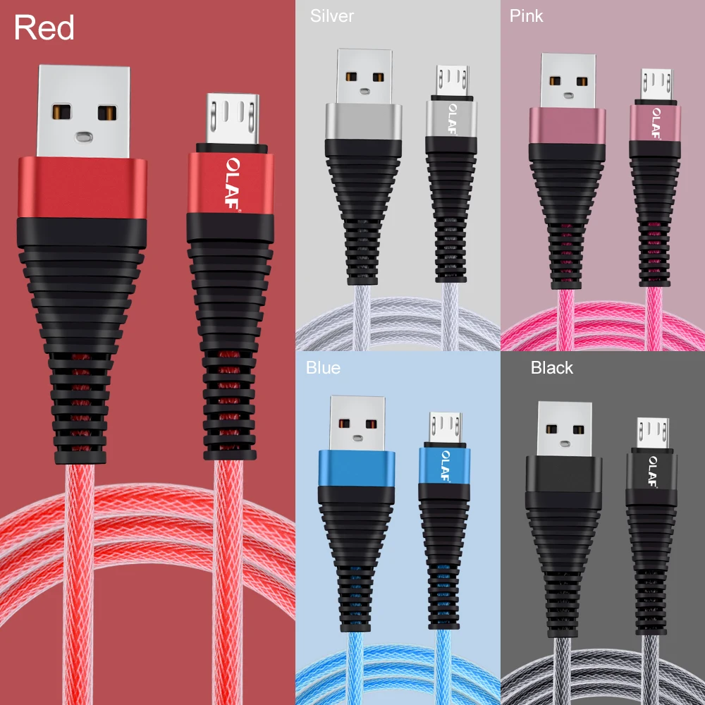 Кабель Micro USB Olaf для зарядки и передачи данных samsung Xiaomi Redmi Note 5 Sony LG зарядное