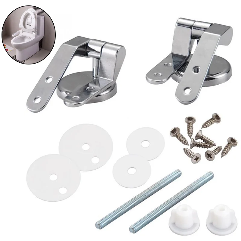 

Zinc Alloy Bathroom Toilet Accessories Hygienic Cover Hinge with Screw Hotel Accessories DC112