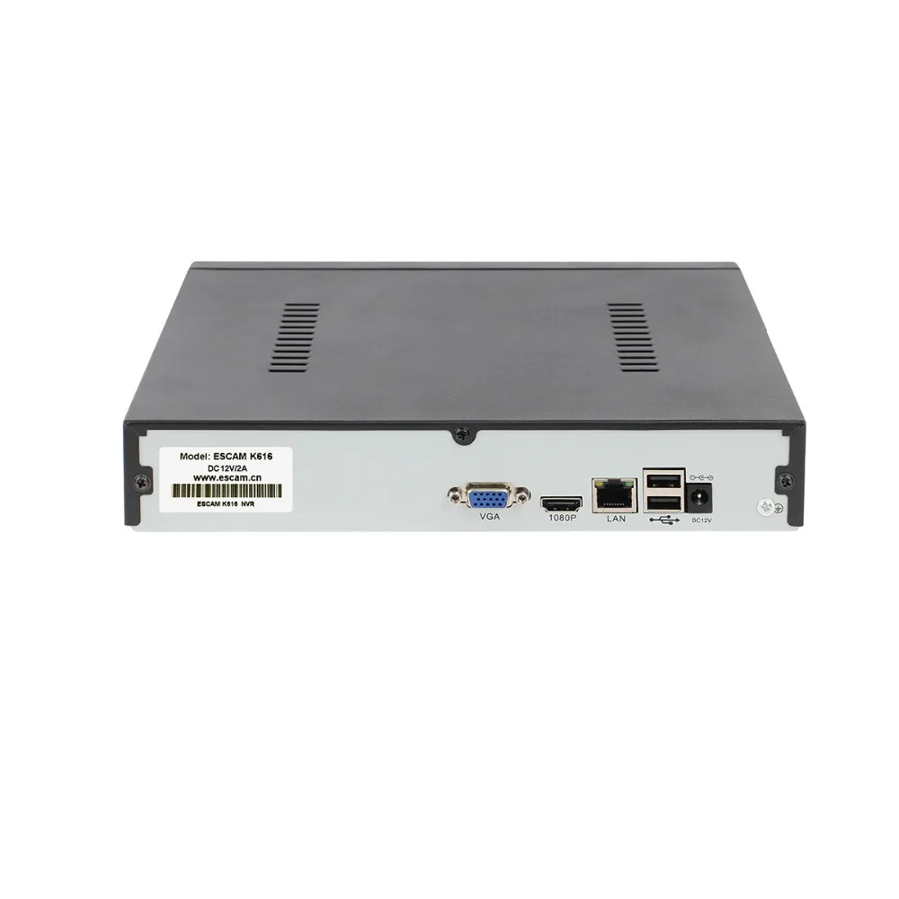 ESCAM K616 NVR HD 1080P 16CH сетевой видеорегистратор H.264 HDMI/VGA видео выход Поддержка Onvif P2P облачный сервис