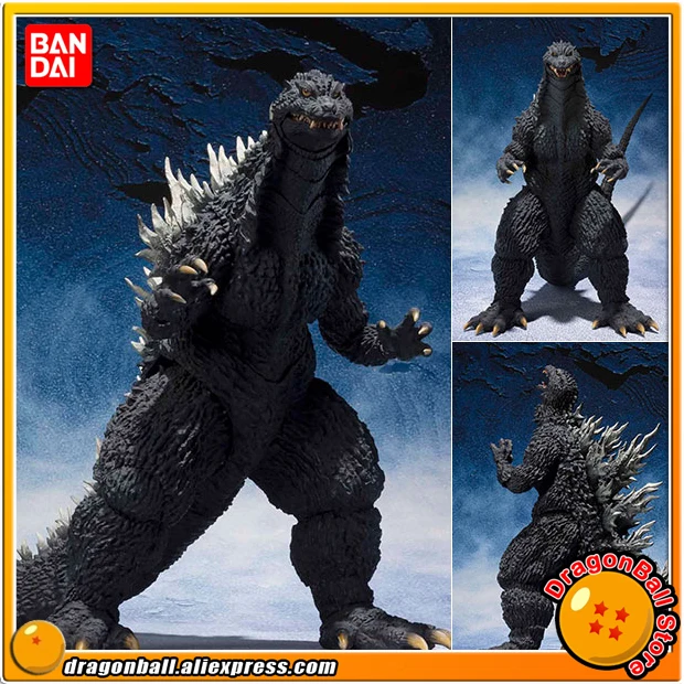 

Anime "Godzilla Against Mechagodzilla" Original BANDAI Tamashii Nations S.H.MonsterArts (SHM) Action Figure - Godzilla (2002)