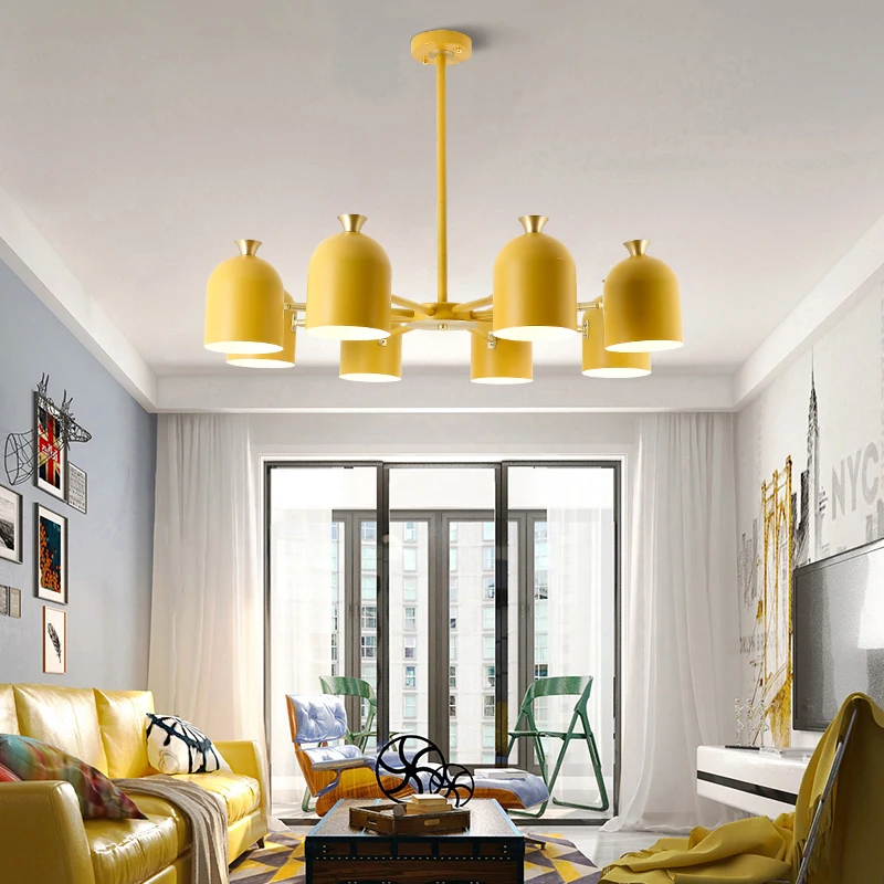 

Modern LED Ceiling Chandelier Living Room Bedroom Creative Lighting Fixtures