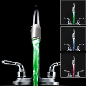 

CY8001-A4 Temperature Sensor Water Flow Recognition+7 Colors Flashing LED Light Color Water Tap LED Faucet Light LED Shower Head