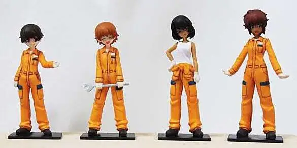 

1/35 Resin Figures Japan Girls Auto Mechanic 4pcs/set Model Kit