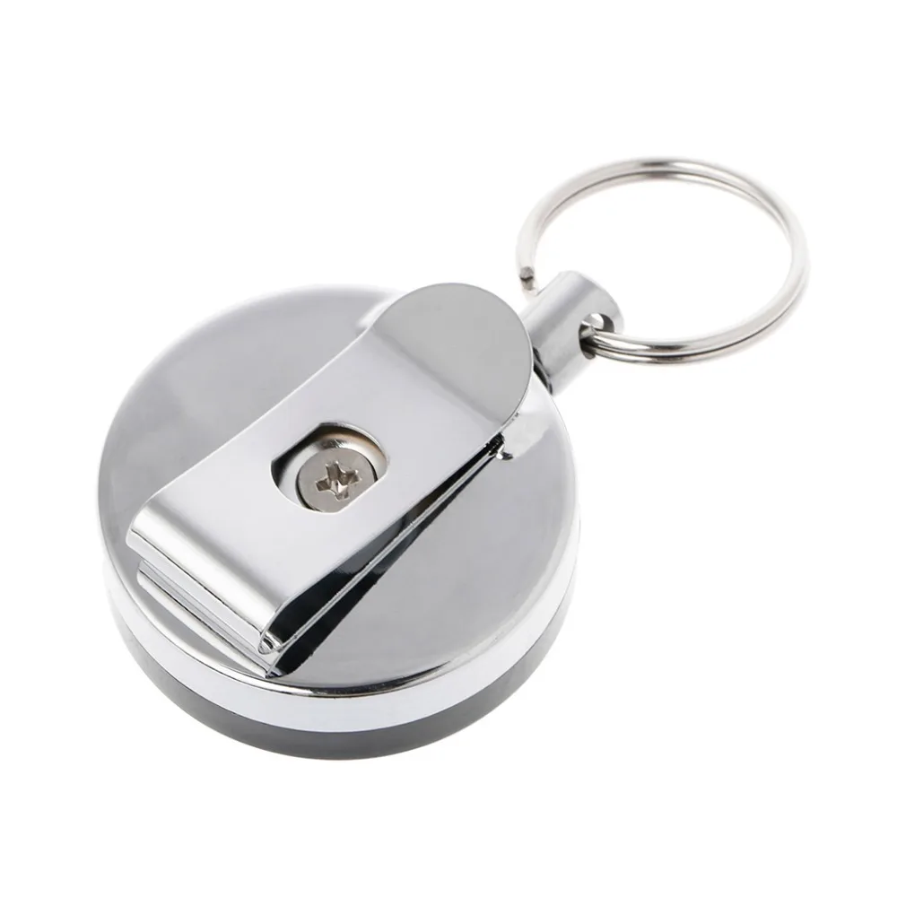 

1Pc Retractable Rope Keychain Portable Camping Anti Lost Key Ring Safety Buckle