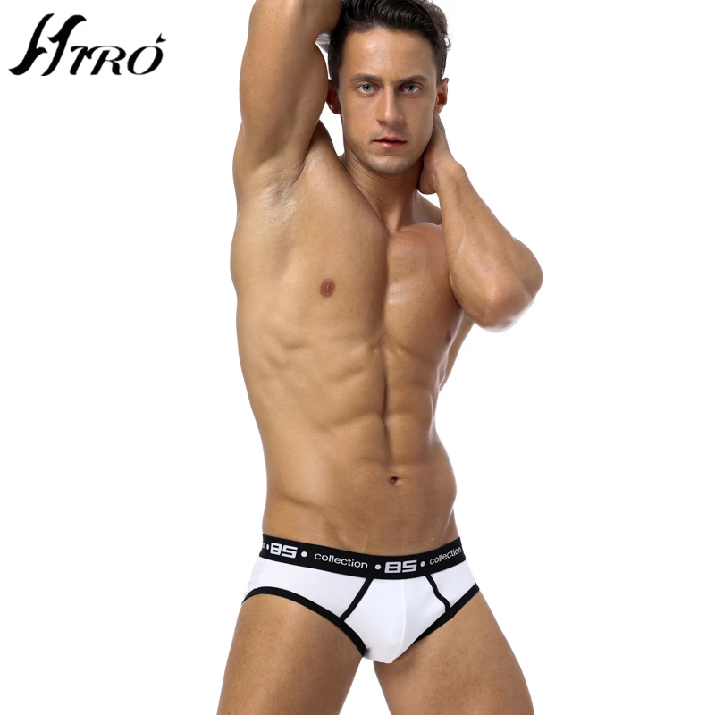

2019 Fashion Brand Man Briefs Cotton Cueca Gay Underwear Male G-String Thongs Jockstrap Mesh Convex Pants Sexy Men Underwear