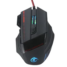 2017 new 5500DPI 7 Buttons LED Optical USB Wired Mouse Gamer Mice computer mause mouse Gaming Mouse For Pro Gamer