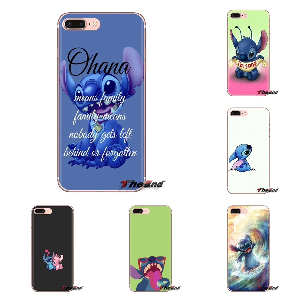 Прозрачные мягкие чехлы для Oneplus 3T 5T 6T Nokia 2 3 5 6 8 9 230 3310 1 7 Plus 2017 2018 Lilo and stitch Ohana Family |