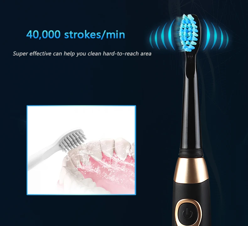 SEAGO sonic электрическая зубная щетка USB перезаряжаемая зубная Десна Массажная зубная супер чистая ультра звуковая зубная щетка умная щетка для десен