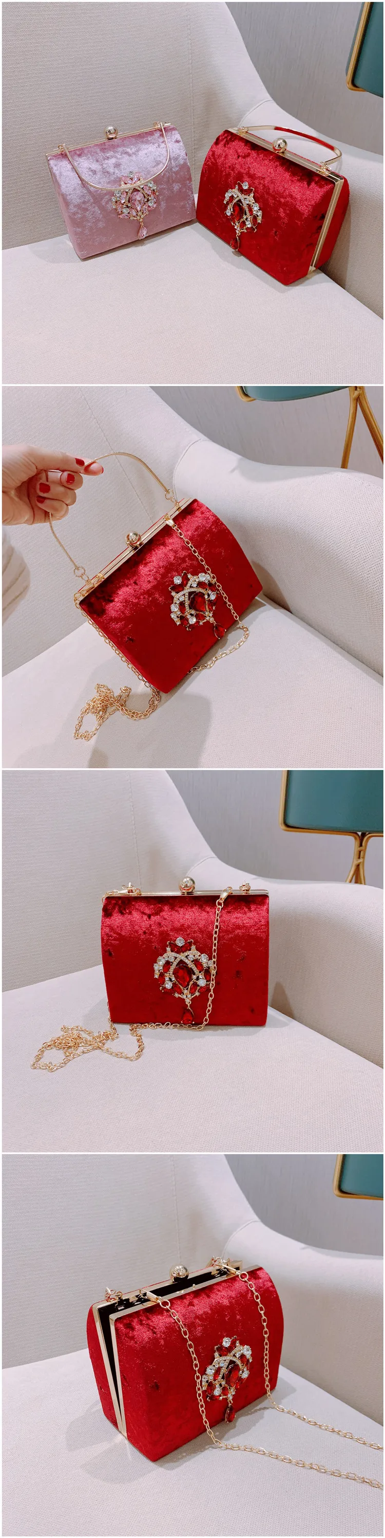 bolsa embreagem ouro festa casamento bolsa mn2019
