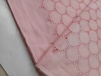 

High Quality Pink Purple Swiss Voile Lace In Switzerland 100% Cotton Swiss Voile Laces For Nigeria Lace Fabric 2018 Cotton lace